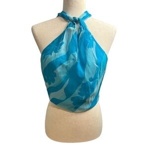 NWT Printed Ramy Brook Halter Tank‎ Top Size Medium $295